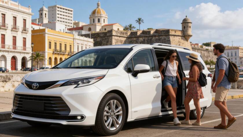 Flota de SUV y vans de transportación privada premium disponible en Puerto Rico para aeropuertos y eventos